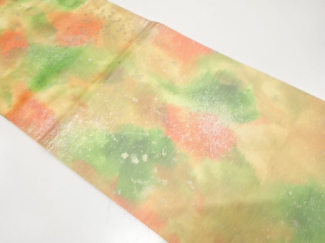 引箔　暈し柄　袋帯